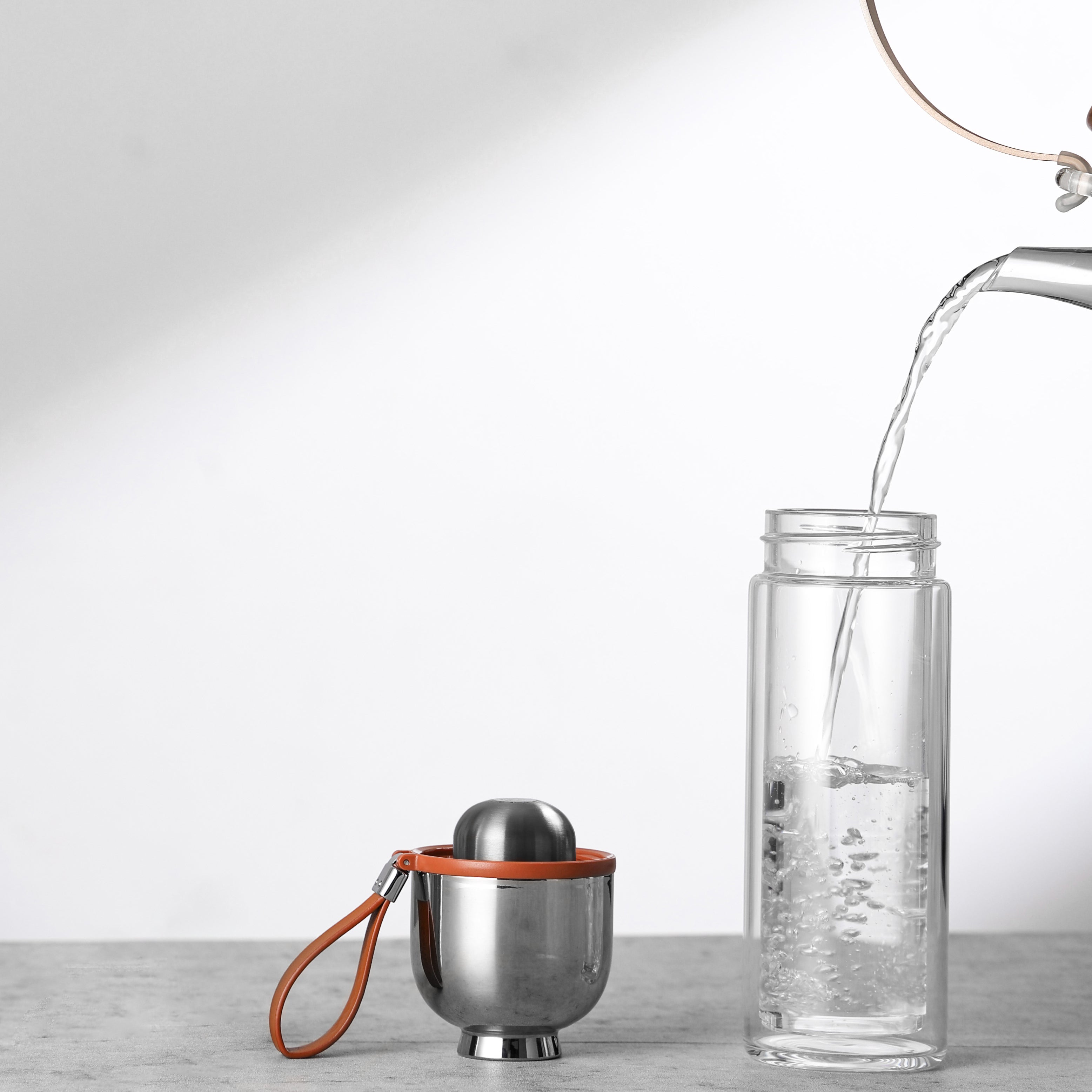 Nomad Transparent Tea Flask (300 ml)