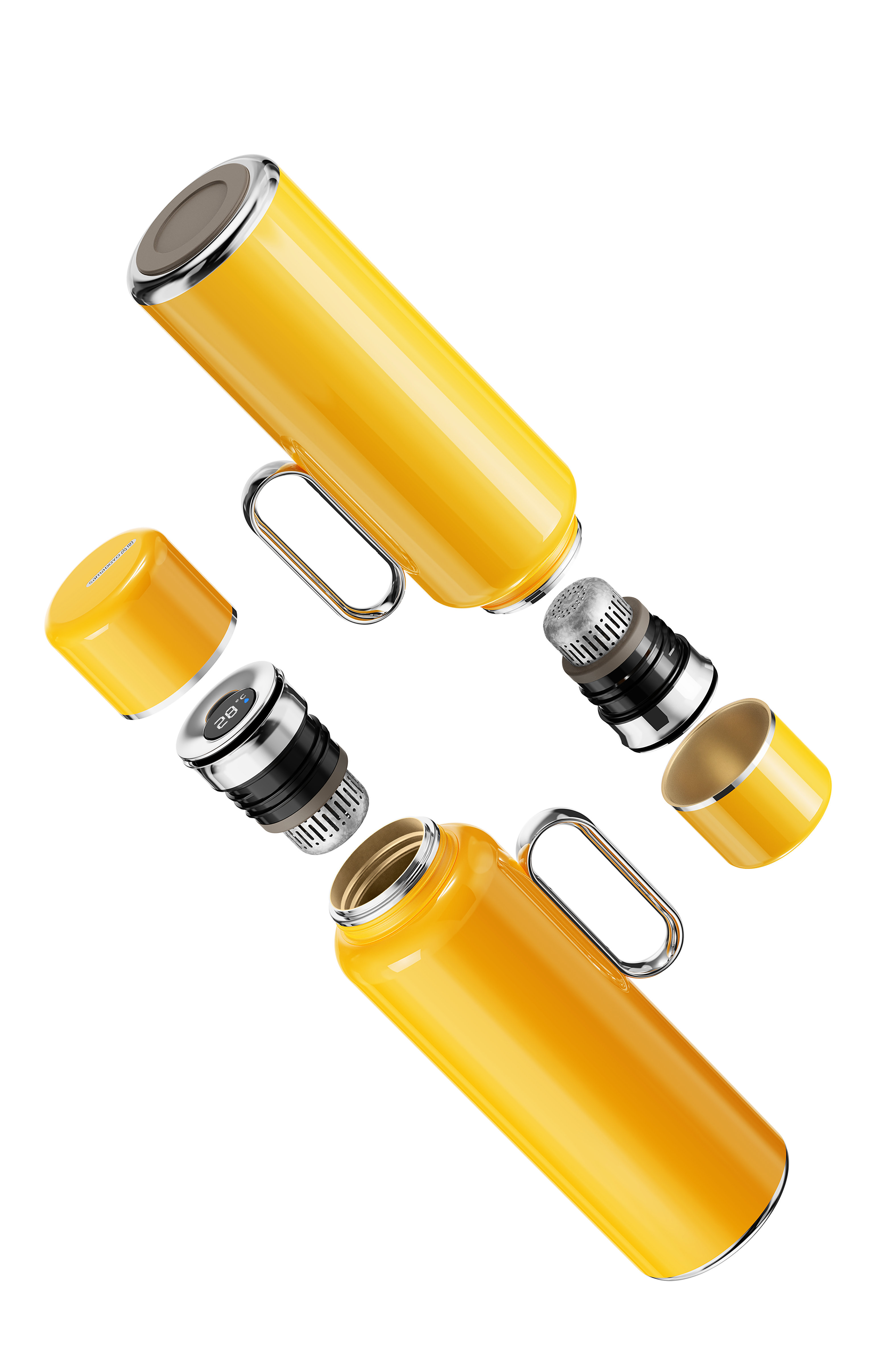 Nomad Saffron Insulated Bottle (800 ml)