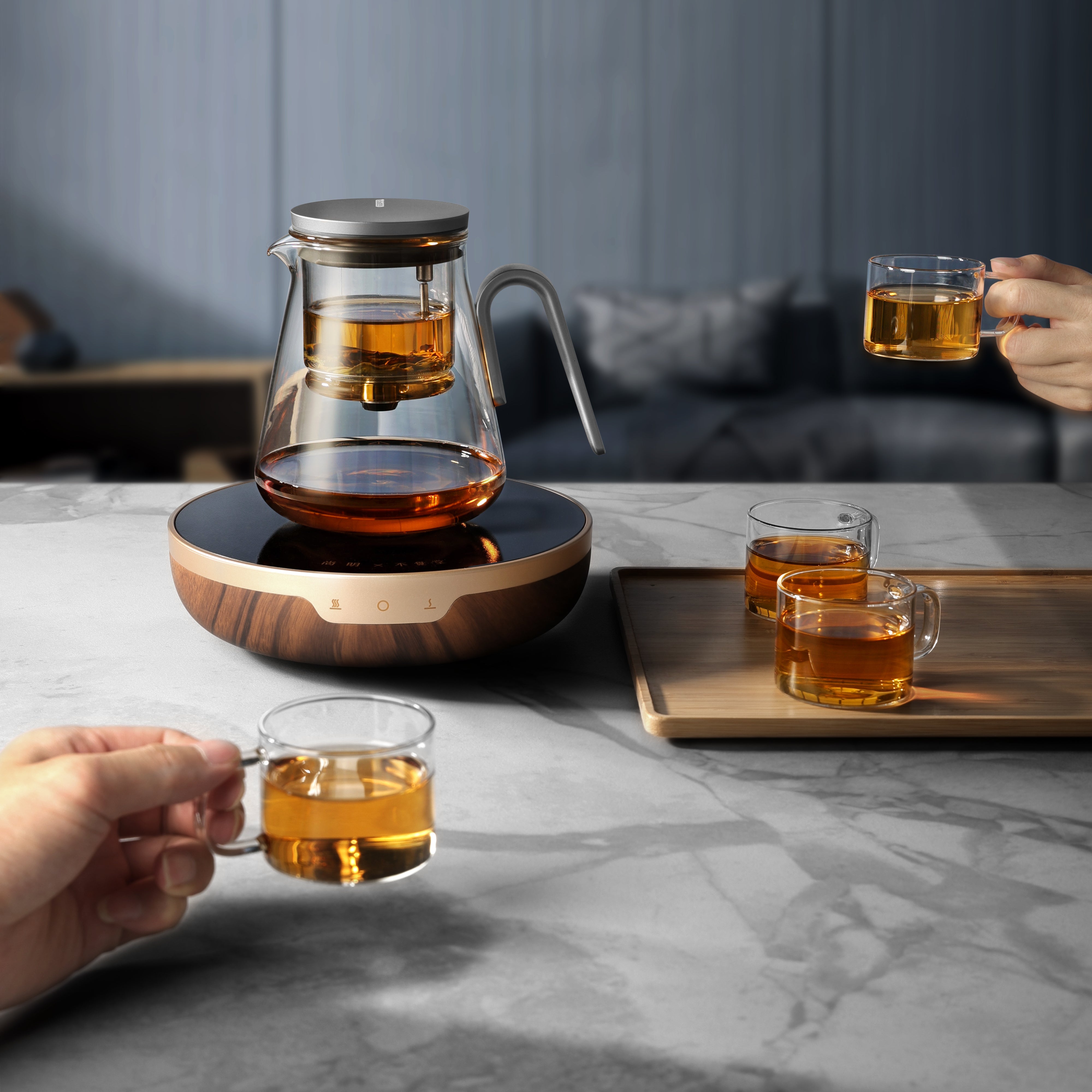 Trilliant Silver tea maker (800 ml)